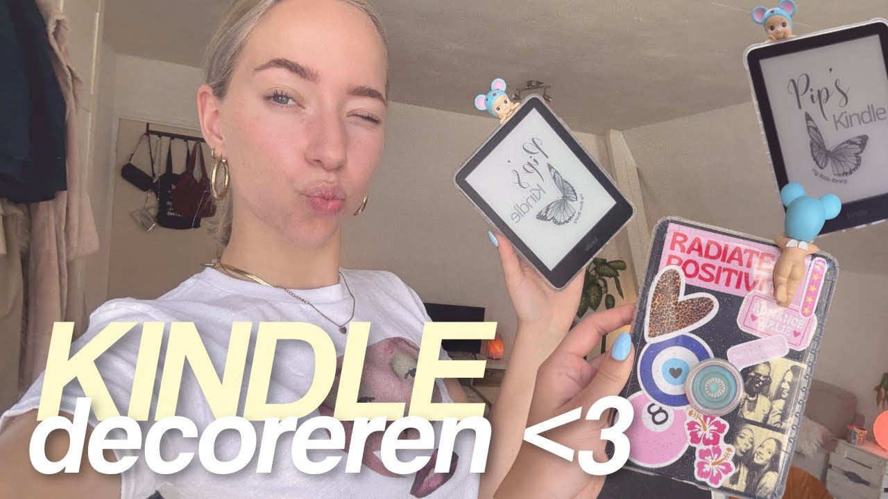 mijn kindle paperwhite decoreren en personaliseren!  ˚˖𓍢🌷✧˚.🎀⋆