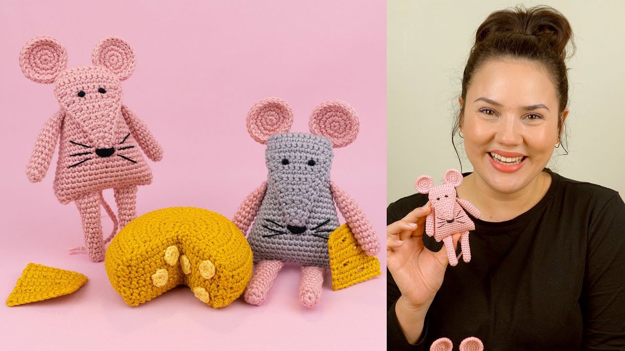 COMO FAZER RATO DE AMIGURUMI | ATELIÊ JÉSSICA BRANDÃO | #095