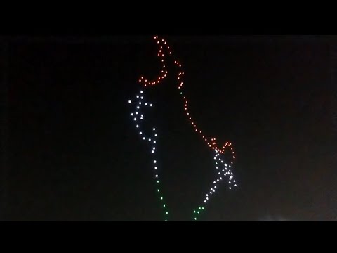 DRONE SHOW AT IIT BOMBAY #iitbombay ,#iitdelhi ,#jeemotivation - YouTube