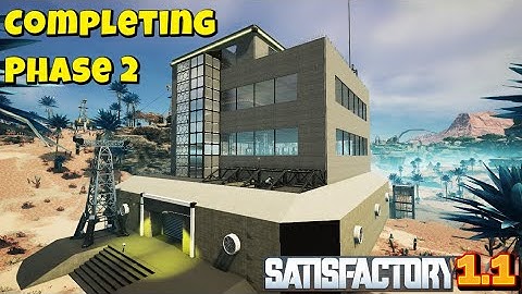 Permanent Iron Parts Factory - Finishing Phase 2 - New Satisfactory 1.1 Playthrough