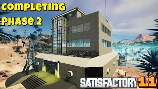 Permanent Iron Parts Factory - Finishing Phase 2 - New Satisfactory 1.1 Playthrough