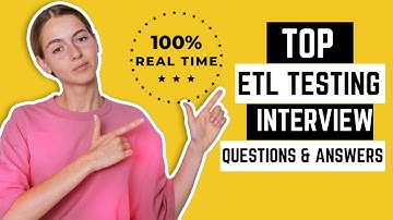 ETL testing interview questions and answers | ETL with SQL  #05