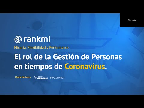 [Webinar Rankmi] El rol de la Gestión de Personas en tiempos de Coronavirus