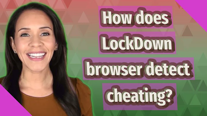 How does LockDown browser detect cheating?