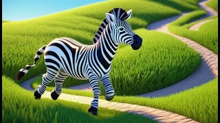The Zebra Who Loved Zigzags | Fun and Educational Nursery Rhyme for Kids