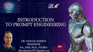 1. Introduction to Prompt Engineering || Dr. Dhaval Maheta