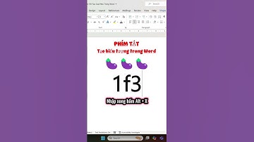 Phím Tắt Tạo Quả Cà Tím Trong Word #kienthuc #excel #freefire #exceltips #tintuc #education #funny