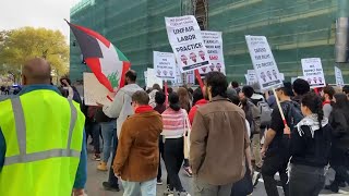 Pro-Palestinian protesters gather at MIT campus