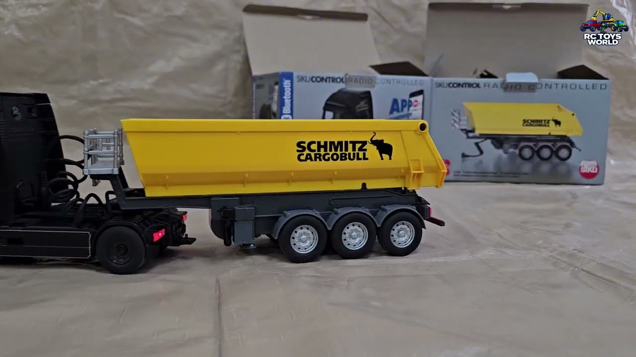 SIKU 6737 Volvo FH16 + 6734 3-Axle Tipper Trailer Unboxing & Full Function Test 1:32 RC Contro LKW