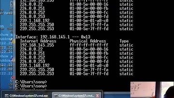 เรียนรู้การใช้ Basic Network Command - arp ,nslookup  โดย Mr.Jodoi