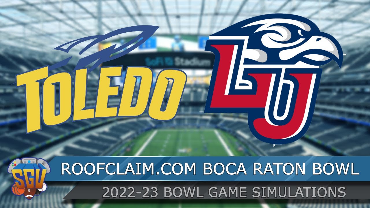 Boca Raton Bowl 2022 Liberty vsToledo Full Game