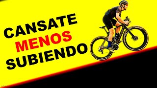 CANSATE MENOS SUBIENDO COLINAS EN BICICLETA