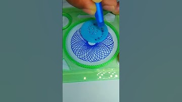 The Spirograph 2025 I enjoyed in my childhood, How many rotations did the pen make in total? #shorts