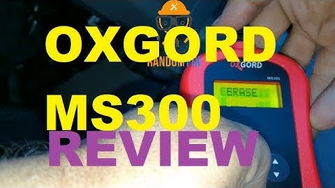 OXGORD MS300 Obd2 Scanner Tool Review for Reset Check Engine Light