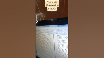 How To Use Watermark In Ms Word Within 1 Minute #saci #msword #watermark #mswordtipsandtricks