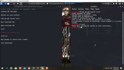 Instalar irssi irc en android termux kali linux (irc hackingch)