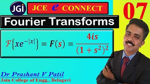 How to find  Fourier Transform of xe^-|x|  || 18mat31 || Dr Prashant Patil