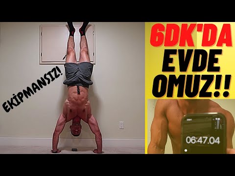 GÜNDE SADECE 6dk’da OMUZ YAP !!! (Ekipmansız EV SERİSİ)