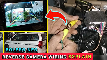 How to wire reverse camera in car | Back camera installation in car | Reverse camera wiring