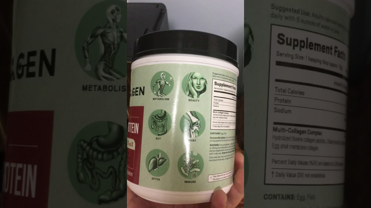 Product Review Dr. Axe Collagen Protein Powder YouTube