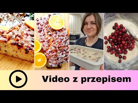 Ciasto z żurawiną