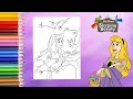 Disney Princess Aurora as Briar Rose &amp; her Forest Friends - Sleeping Beauty Coloring Book