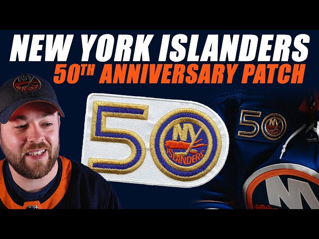 Islanders Showcase 50th Season Patch, No Ads To Speak Of - New York  Islanders Hockey Now