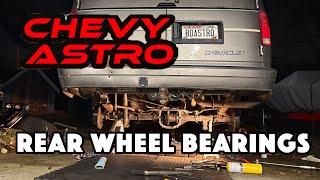 How to Replace Rear Axle Bearings Chevy Astro GMC Safari