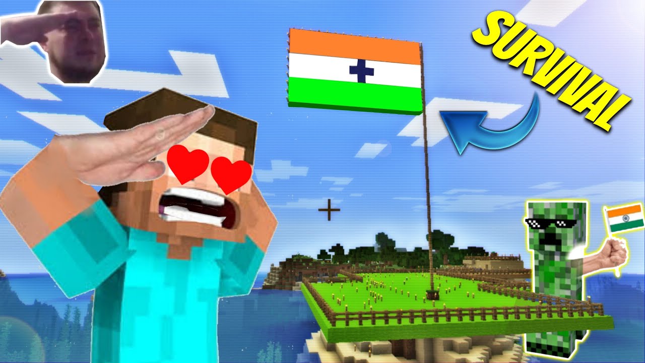 I Made The Biggest INDIAN Flag in Minecraft But... (GONE WRONG)