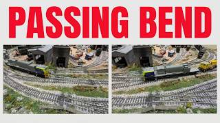 Passing around the top inner bend over a radius 3 curved point.