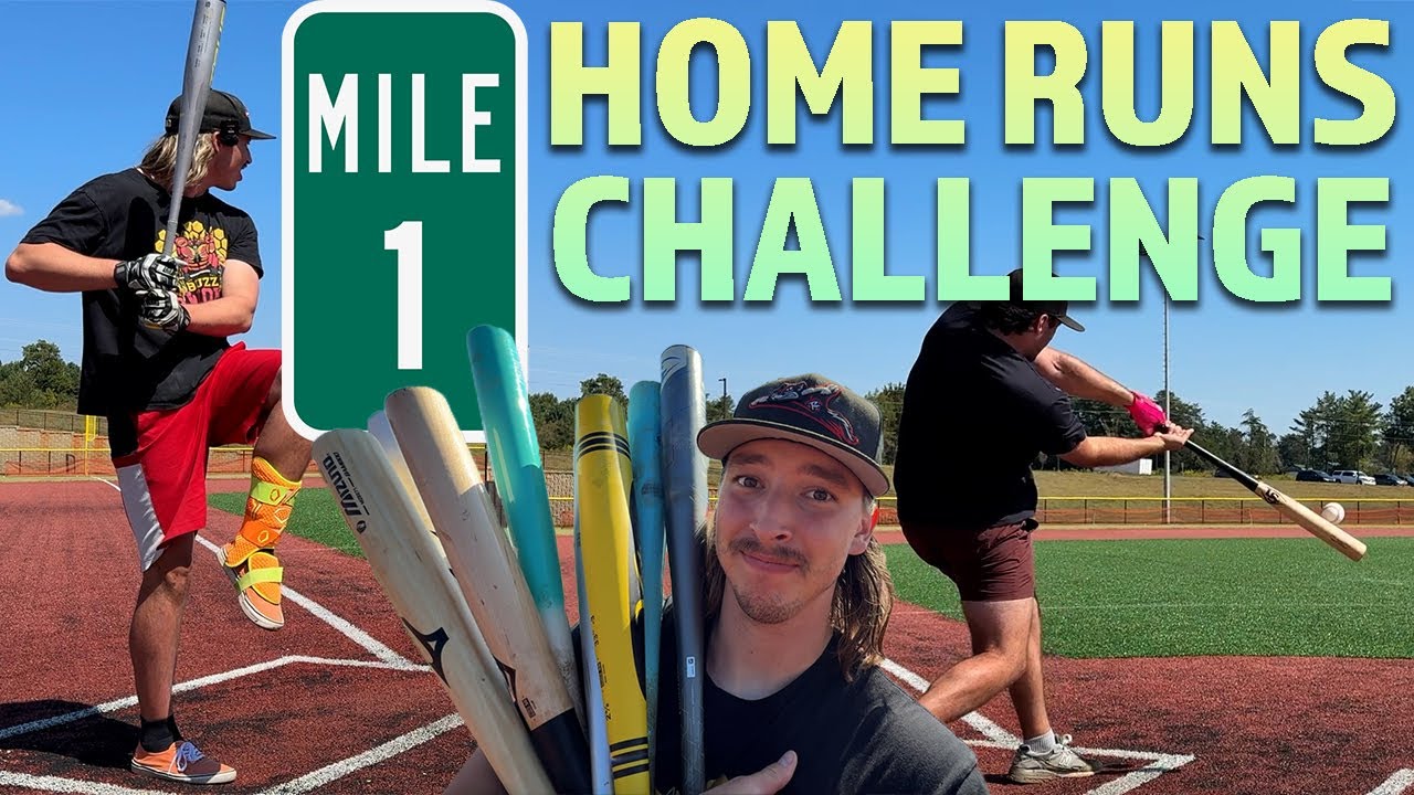 Hitting ONE MILE of Home Runs CHALLENGE