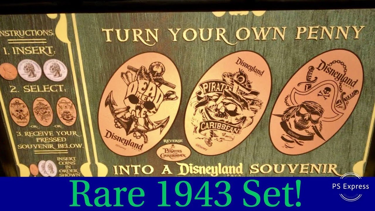 Making A Rare Set of 1943 Steel Pirates of the Caribbean Pressed Pennies