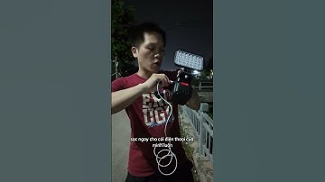 Test đèn pin pha LED 35 bóng và 55 bóng có trang bị cổng sạc điện thoại #tientrantv