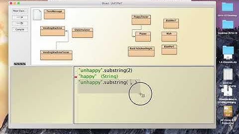 substring method of the Java String class