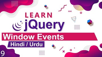jQuery Window Events Tutorial in Hindi / Urdu