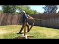 Double cuts with joshua warbear using the albion baron longsword