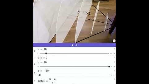 Prism Stacking (Calculus): Semicircular Cross Sections - GeoGebra 3D with AR Demo