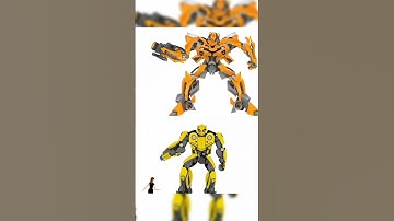 Thumbnail of The transformation of Bumblebee in 2007 and 2018 #bumblebee