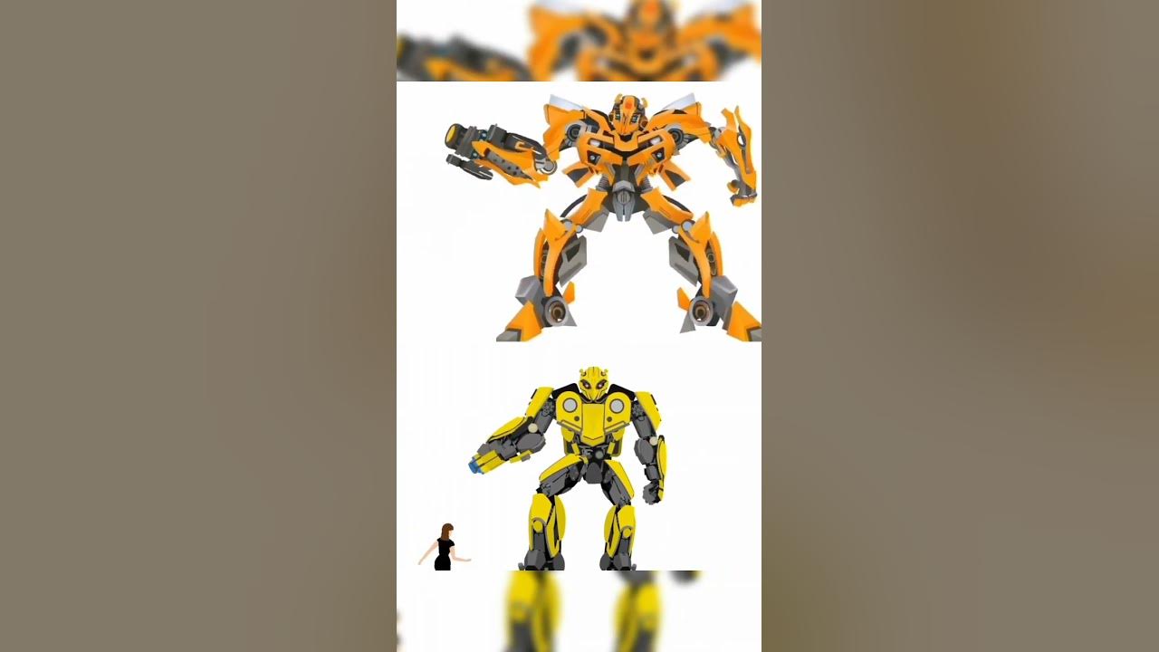 The transformation of Bumblebee in 2007 and 2018 #bumblebee