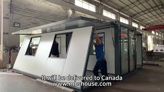 Beautiful Tiny House Container House Sale to Canada