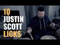 10 Justin Scott Licks Ebook  |  100 Drummers, 100 Ebooks