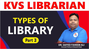 Types of Library part-3 || पुस्तकालय के प्रकार | KVS Librarian Exam || Target Abhi