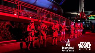 March of the First Order Featuring Captain Phasma and Kylo Ren - Star Wars Nite | Disneyland Park