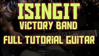 Video thumbnail of "Isingit victory band guitar solo tutorial full"