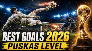BEST FOOTBALL GOALS OF 2026 🤯🔥 | FULL HD Puskás Award LEVEL GOALS