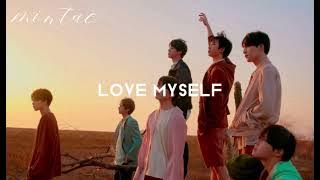 BTS~love myself(sped up)♥︎