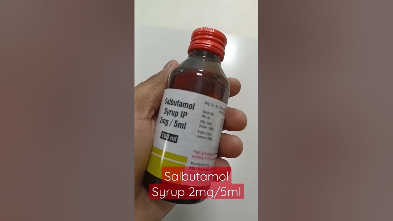 Salbutamol Syrup 2mg/5ml asthalin syrup dose for child Asthalin
