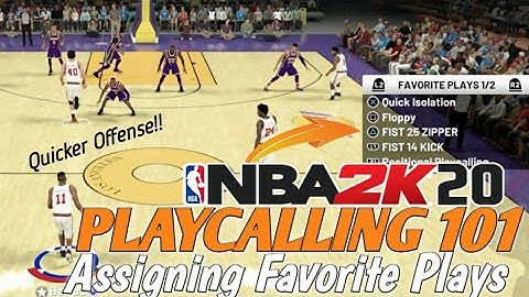 NBA 2K20 Tips- How to call plays : Assign your favorite plays (Game Changer!)