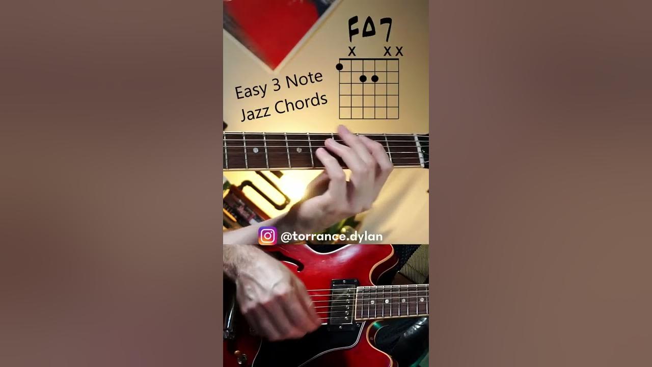 Easy 3 Note JAZZ Chords (Fly Me to the Moon)