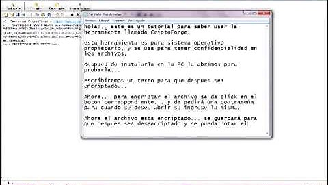 Herramienta para encriptar texto CryptoForge